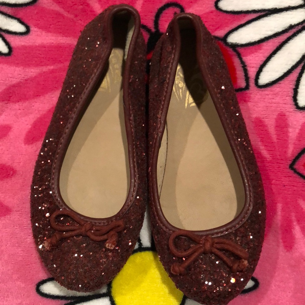 Girls Burgundy Flts